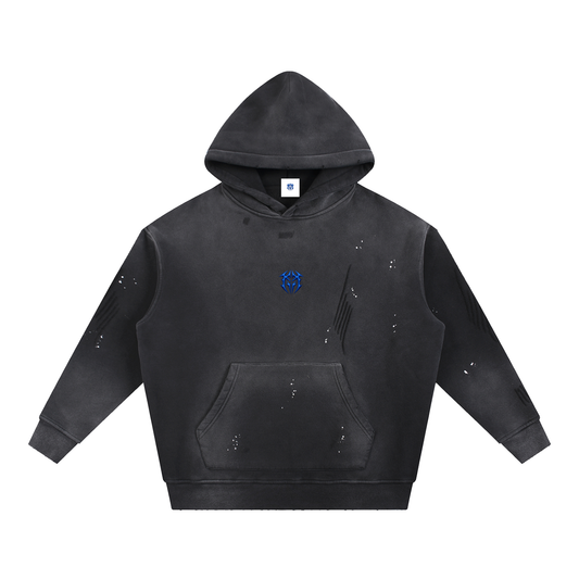 ONYX Frayed Hoodie